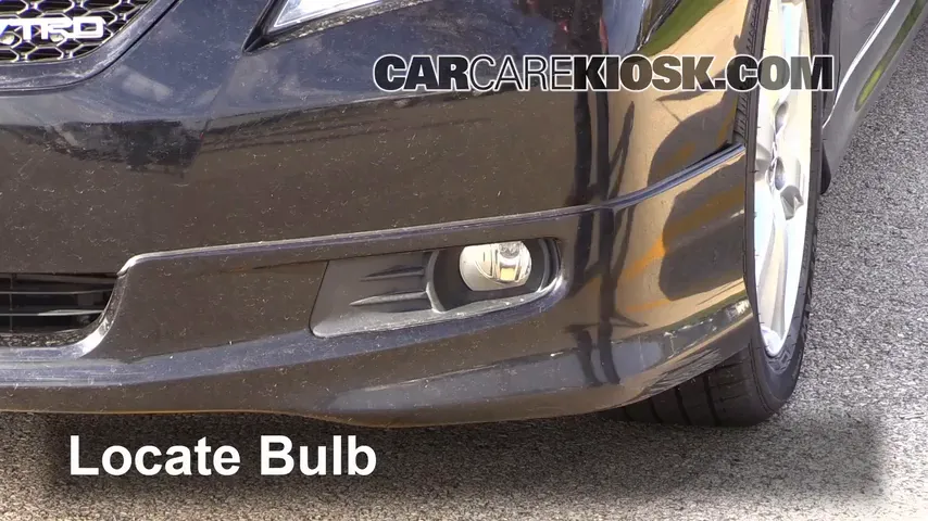 2007 Toyota Camry LE 3.5L V6 Lights Fog Light (replace bulb)